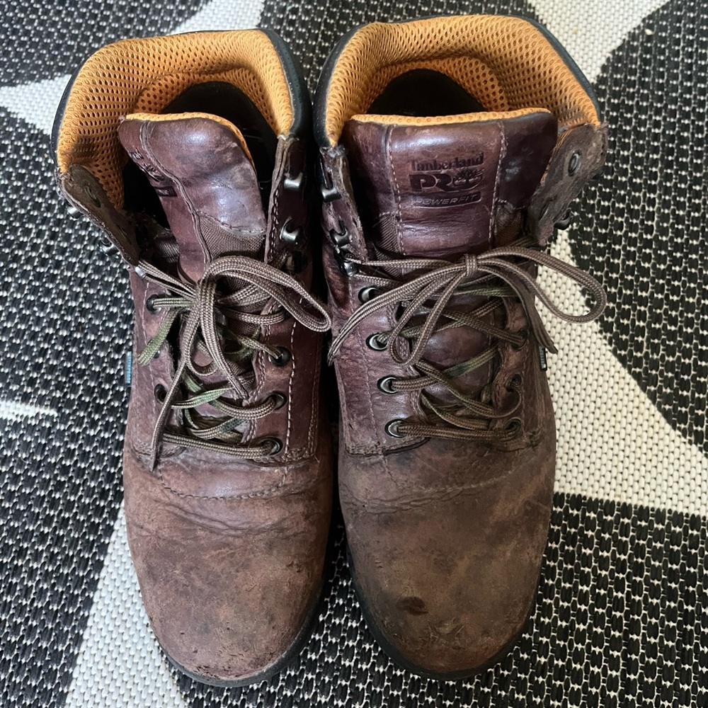 Timberland PRO Brown Leather Work Boots